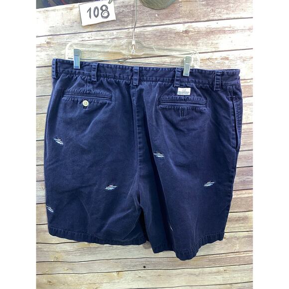 VINEYARD VINES by Shep & Ian Men Club Emboidered Boat Design Navy Blue Short 40 - Picture 3 of 6